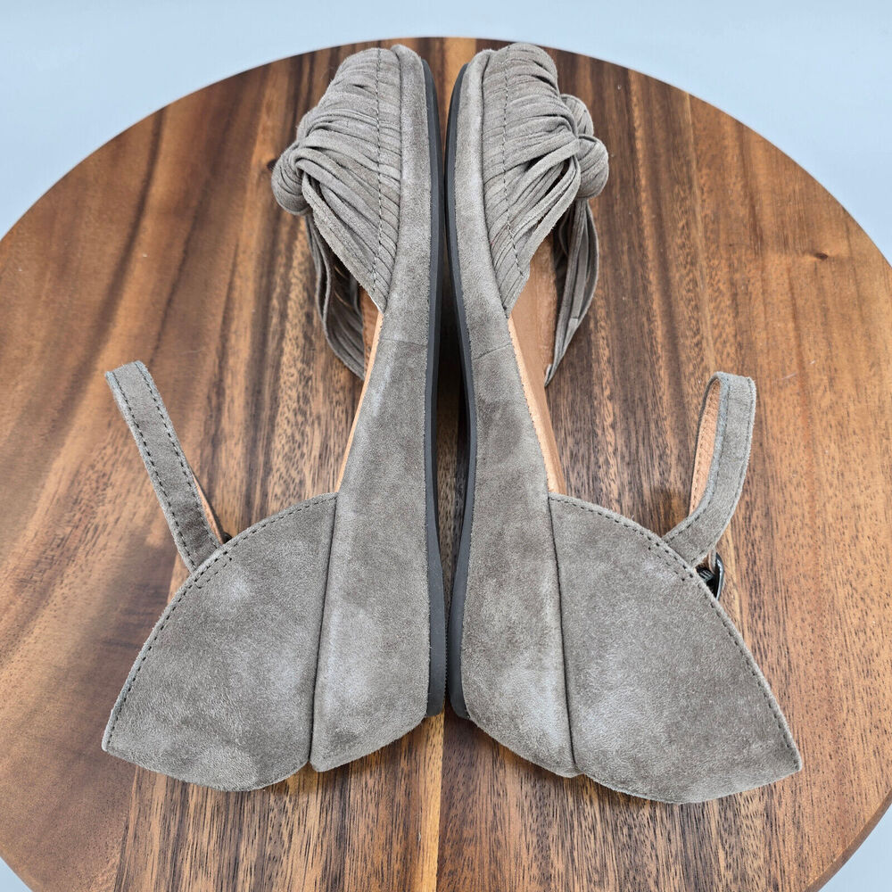 Gentle Souls Gray Suede Sandals - Picture 5 of 9